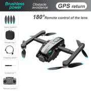 S188 Drone GPS Return 4K 8K HD Three Camera 5G WiFi FPV 360° Laser Obstacle Avoidance Brushless Motor RC Quadcopter Dron RC Toys