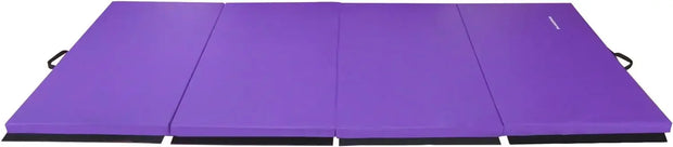 All Purpose 4'x8'x2" Extra Thick High Density Anti Tear Gymnastics Gym Folding Exercise Aerobics Mats, Multiple Colors Available