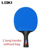 LOKI K5000 Table Tennis Racket Set 1pc/2pcs Home Entertainment Ping Pong Rackets with Blue Color Ping Pong Rubber